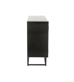 J-Line Komoda Shanil 120 cm drewno czarna