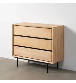 Zona-Design Komoda SINTRA 100 cm drewno kauczuk naturalna