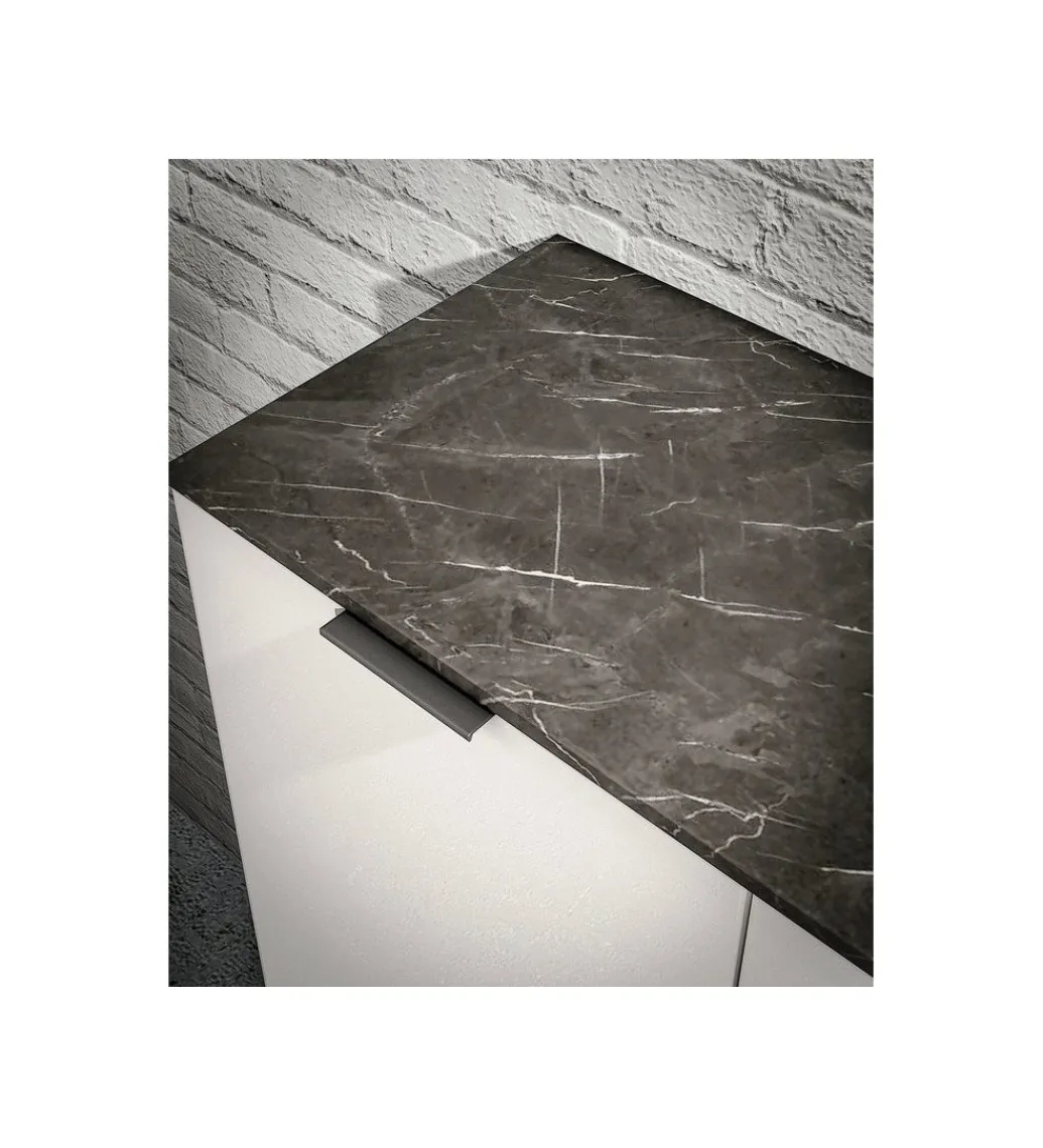 MCA Linia Włoska Komoda STONE 120 cm biała