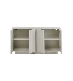 KARE Komoda STUCCO 152 × 80 cm szara
