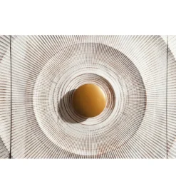 Invicta Interior Komoda SWEET GOLDEN SUNSET 140 cm drewno mango biała