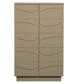 WOOOD Komoda TEO 116 cm drewno sosny mud
