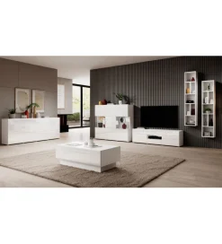 Helvetia Komoda TOLEDO 208 cm biała