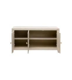 KARE Komoda TRAVERTINO 140 x 77 cm naturalny beżowy