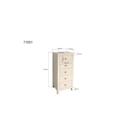 KARE Komoda TRAVERTINO 49 x 110 cm naturalny beżowy