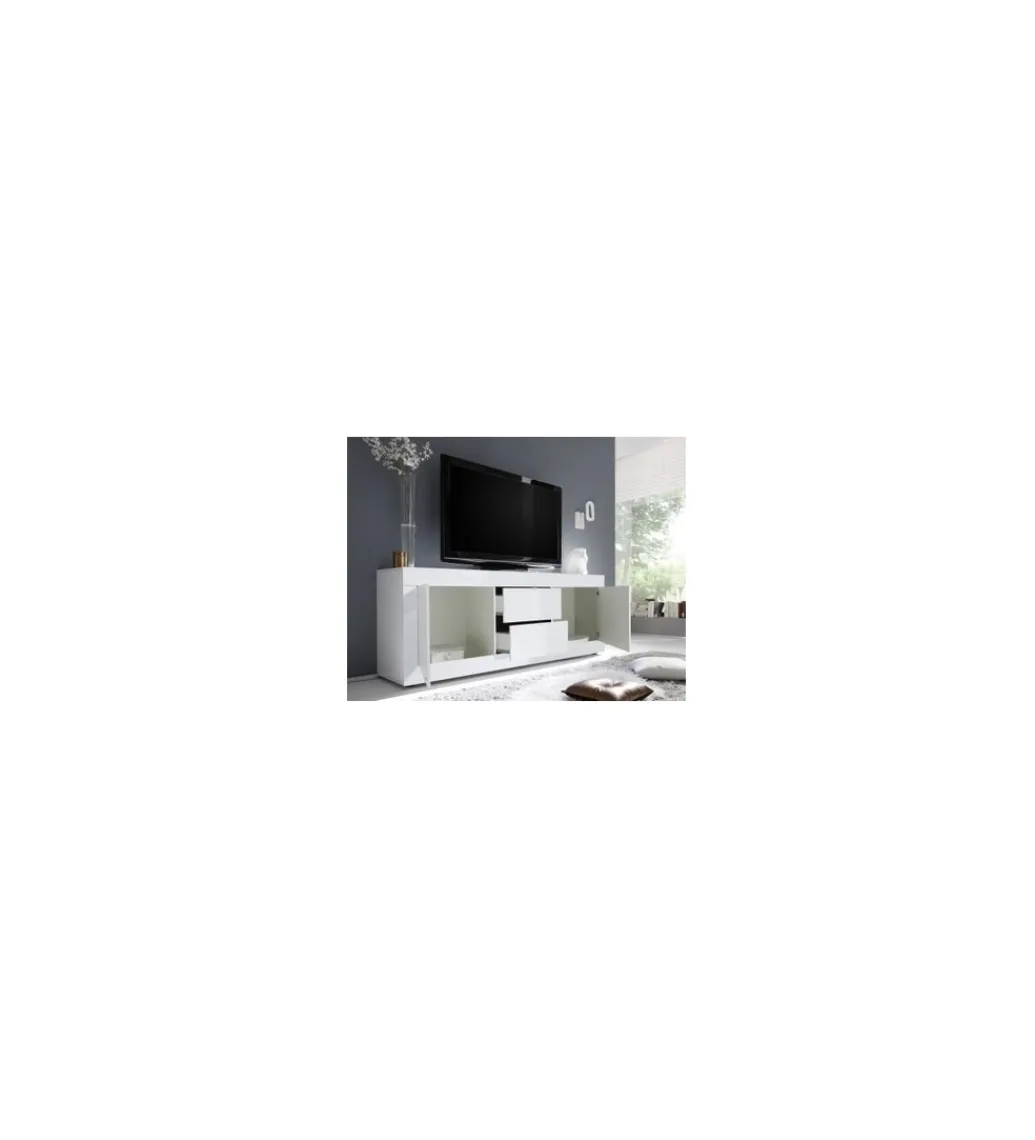MCA Linia Włoska Komoda TV BASIC 210 cm biała