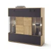 MCA Komoda VALENCIA 124 cm antracytowo naturalna