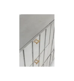 KARE Komoda VENICE LIVE 106 cm srebrna