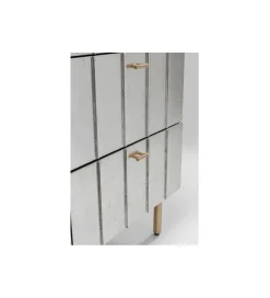 KARE Komoda VENICE LIVE 106 cm srebrna