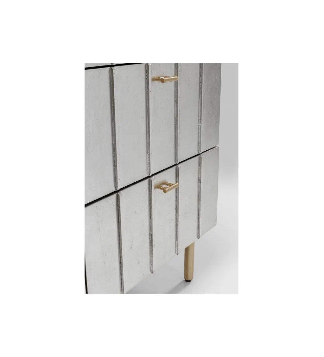 KARE Komoda VENICE LIVE 106 cm srebrna