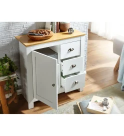 WOHNLING, GERMANY Komoda VINCENTE 79 cm biała