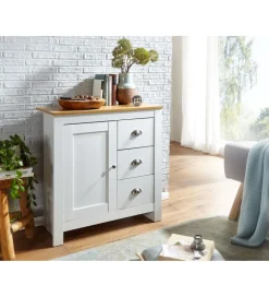 WOHNLING, GERMANY Komoda VINCENTE 79 cm biała