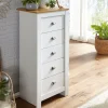 WOHNLING, GERMANY Komoda VINCENTE 53 cm biała