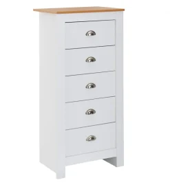 WOHNLING, GERMANY Komoda VINCENTE 53 cm biała
