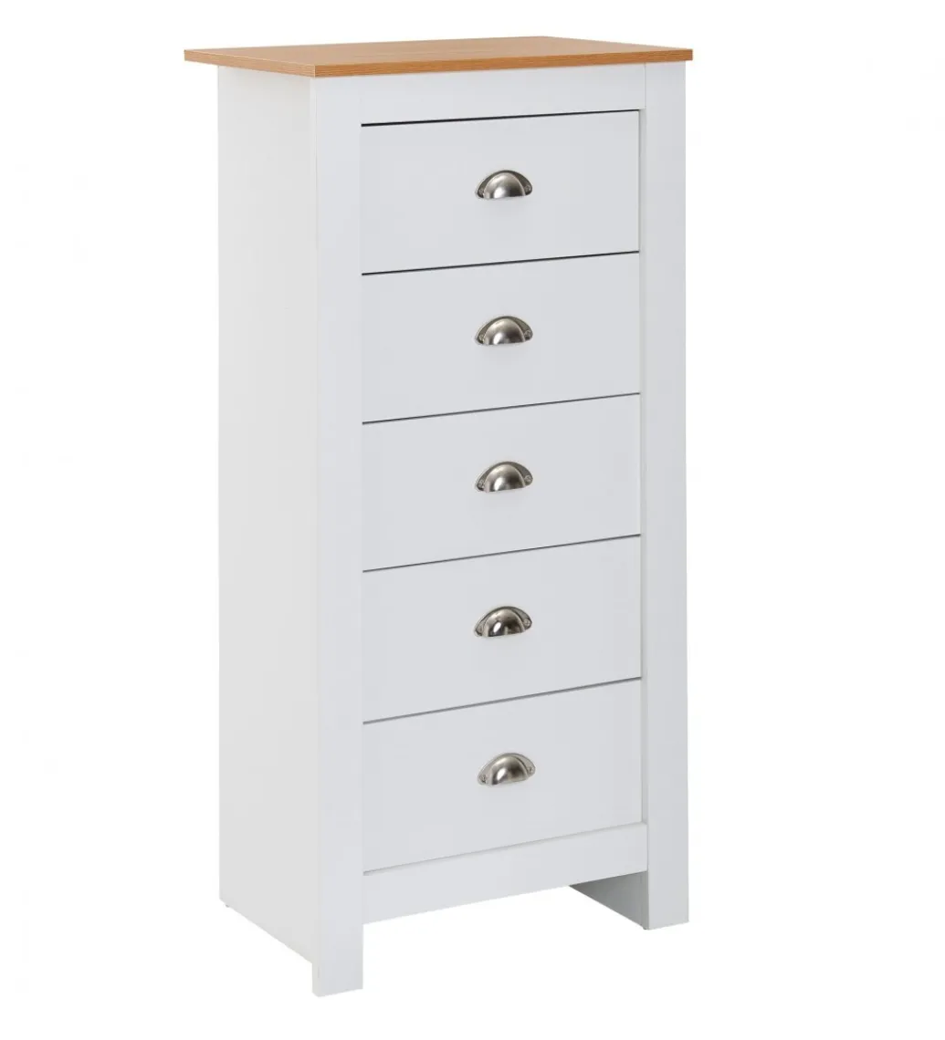 WOHNLING, GERMANY Komoda VINCENTE 53 cm biała