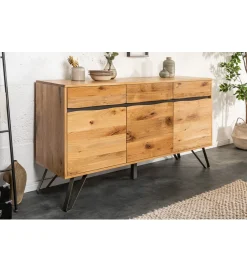 Invicta Interior Komoda VIVENTE Living Edge 160 cm drewno dąb dziki