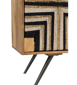 J-Line Komoda WEAVED 92 cm naturalna