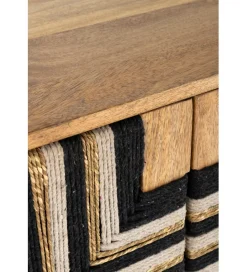 J-Line Komoda WEAVED 92 cm naturalna