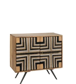 J-Line Komoda WEAVED 92 cm naturalna
