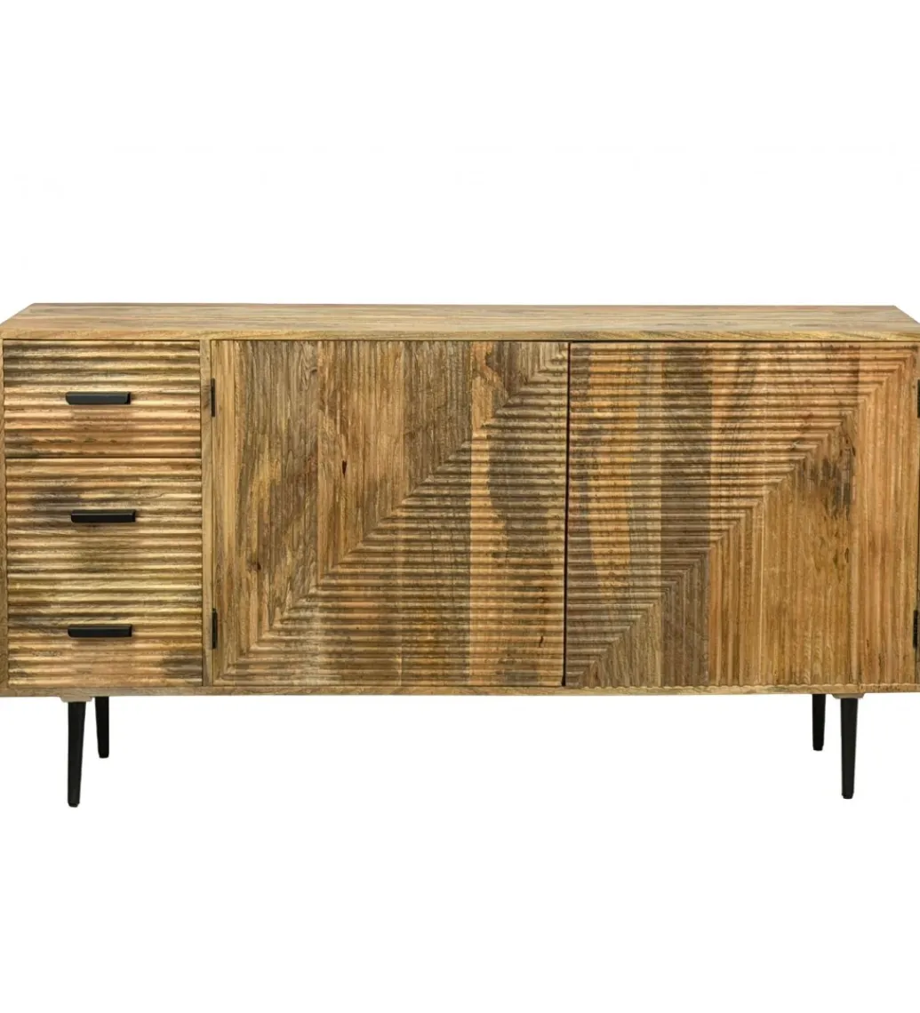 WOHNLING, GERMANY Komoda WOHNLING 138 cm drewno sheesham