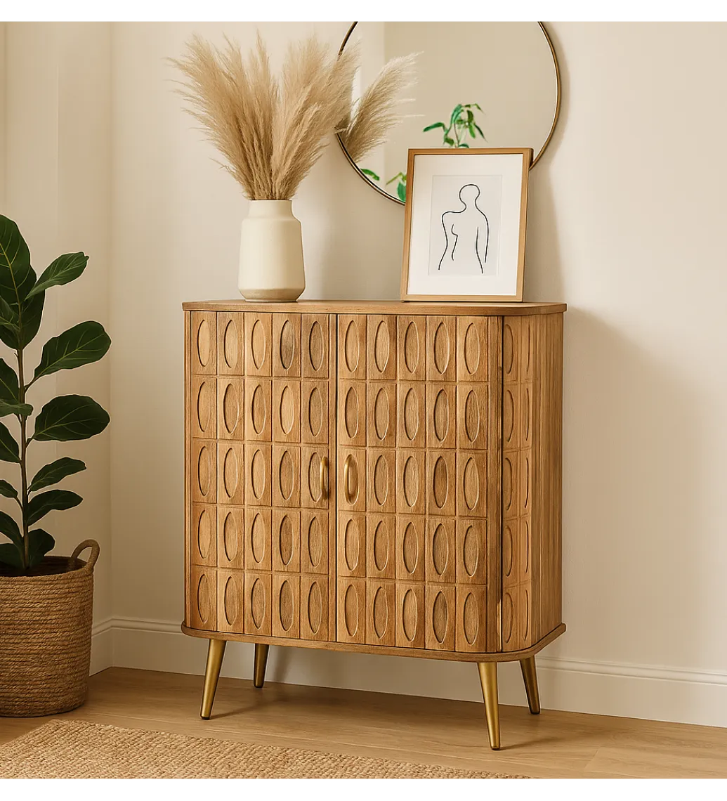 Exclusivas Komoda WYPUD 90 cm drewno mango