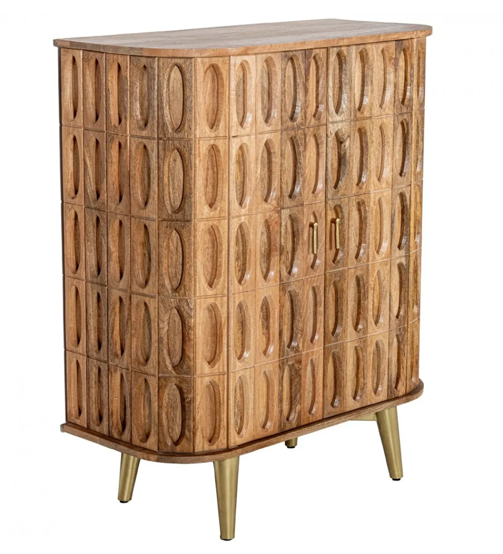 Exclusivas Komoda WYPUD 90 cm drewno mango