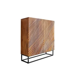 Invicta Interior Komoda wysoka ANDRO 100 cm drewno mango brąz