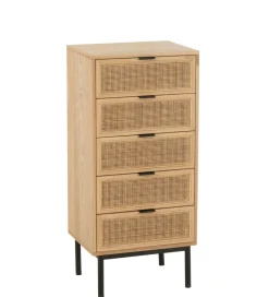 J-Line Komoda wysoka BASONOT 100 cm naturalna