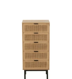 J-Line Komoda wysoka BASONOT 100 cm naturalna