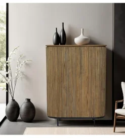 LF-Design Komoda wysoka LUSAN 115 cm drewno teak