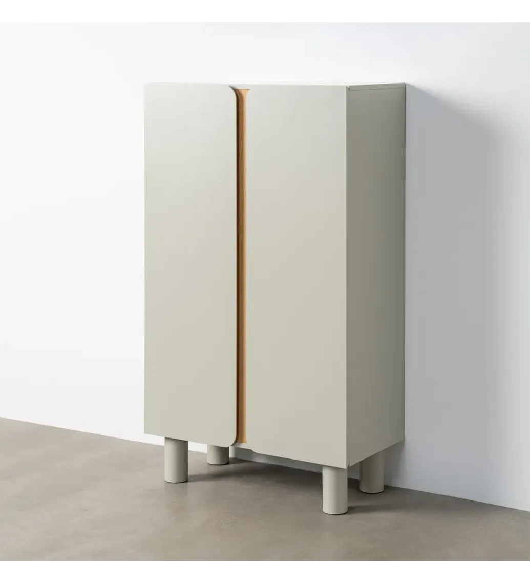 Zona-Design Komoda wysoka MALTA 137 cm taupe