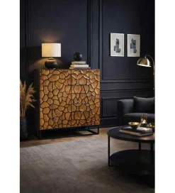 Invicta Interior Komoda wysoka MASKAT 100 cm drewno mango brąz