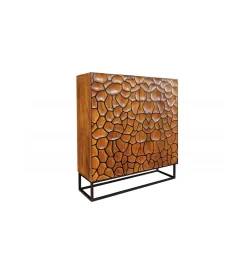 Invicta Interior Komoda wysoka MASKAT 100 cm drewno mango brąz