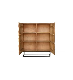Invicta Interior Komoda wysoka MASKAT 100 cm drewno mango brąz