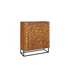 Invicta Interior Komoda wysoka MASKAT 100 cm drewno mango brąz