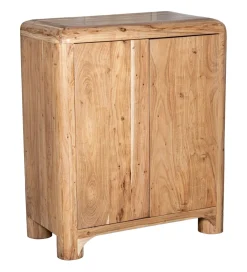 Exclusivas Komoda wysoka OHALDA 100 cm drewno akacja