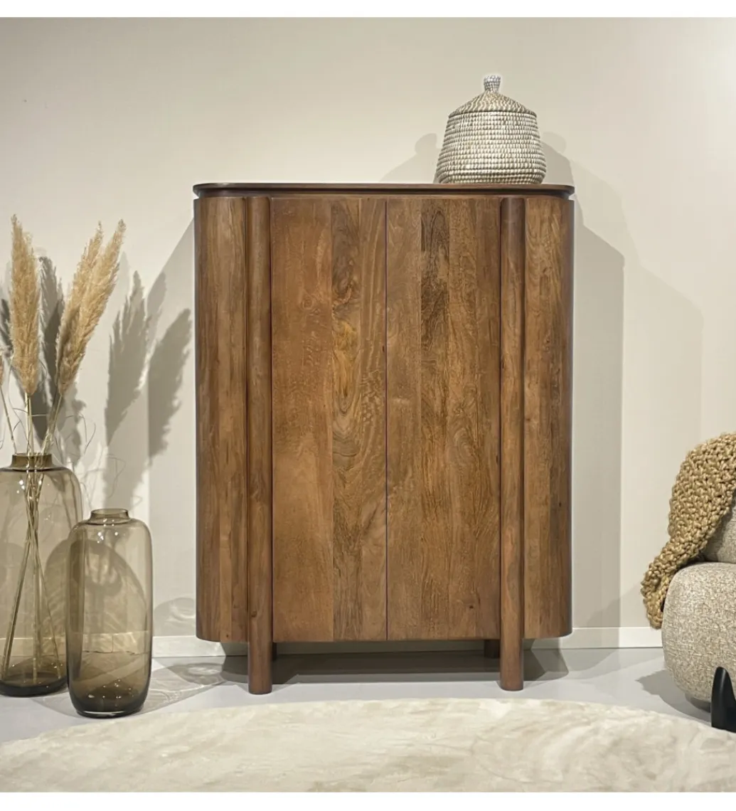 LF-Design Komoda wysoka SALANO 150 cm drewno mango naturalna