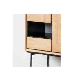 Zona-Design Komoda wysoka SINTRA 152 cm drewno kauczuk naturalna
