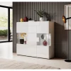 Helvetia Komoda wysoka TOLEDO 147 cm biała