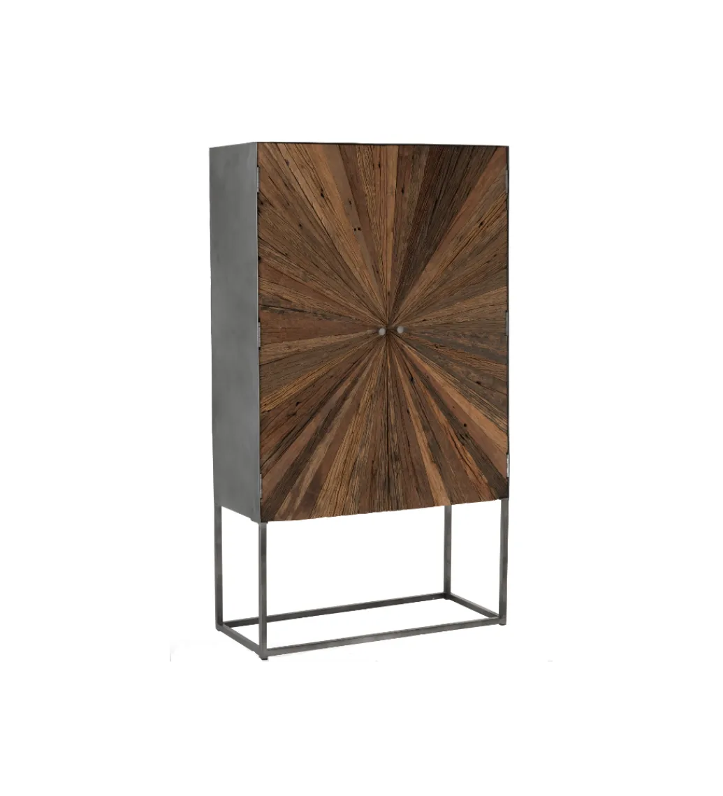 J-Line Komoda wysoka ZYGZAK 60 cm naturalna