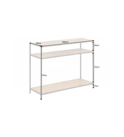 Invicta Interior Konsola ALPERA 100 cm w optyce dębu