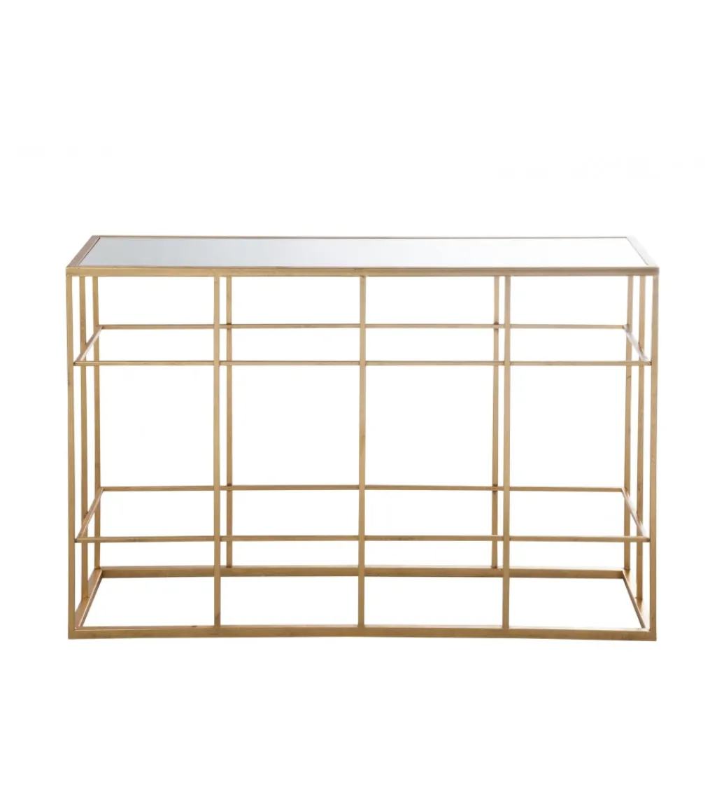 J-Line Konsola Bars 120 cm złota