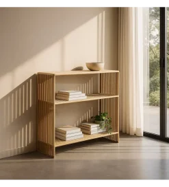 Zona-Design Konsola BELLAMONTE 85 cm drewno teak naturalna