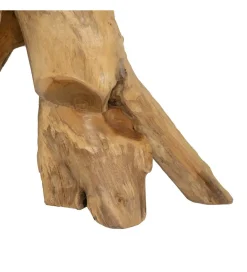 DENZO Konsola BESTARMA 80 cm drewno teak