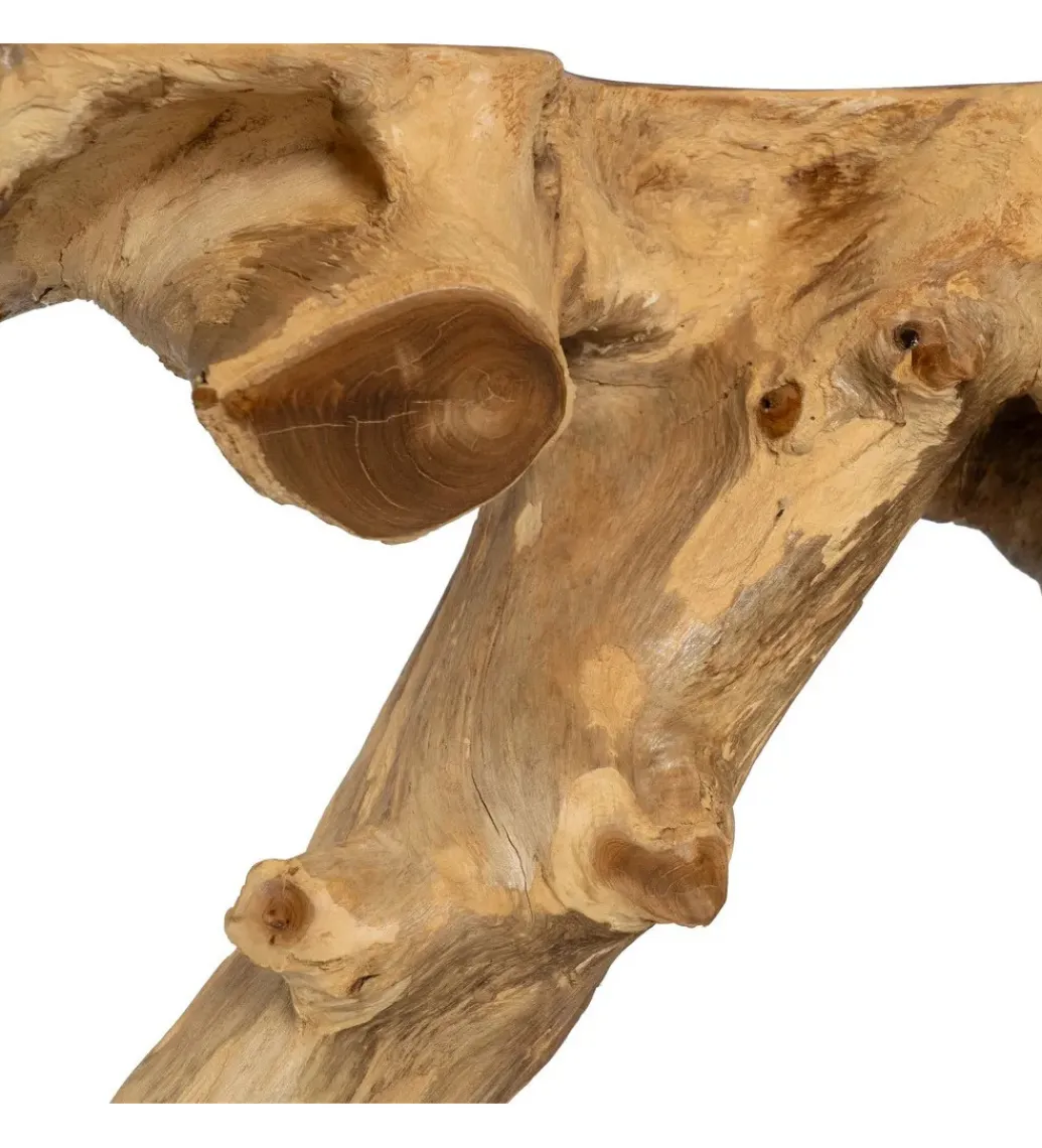 DENZO Konsola BESTARMA 80 cm drewno teak