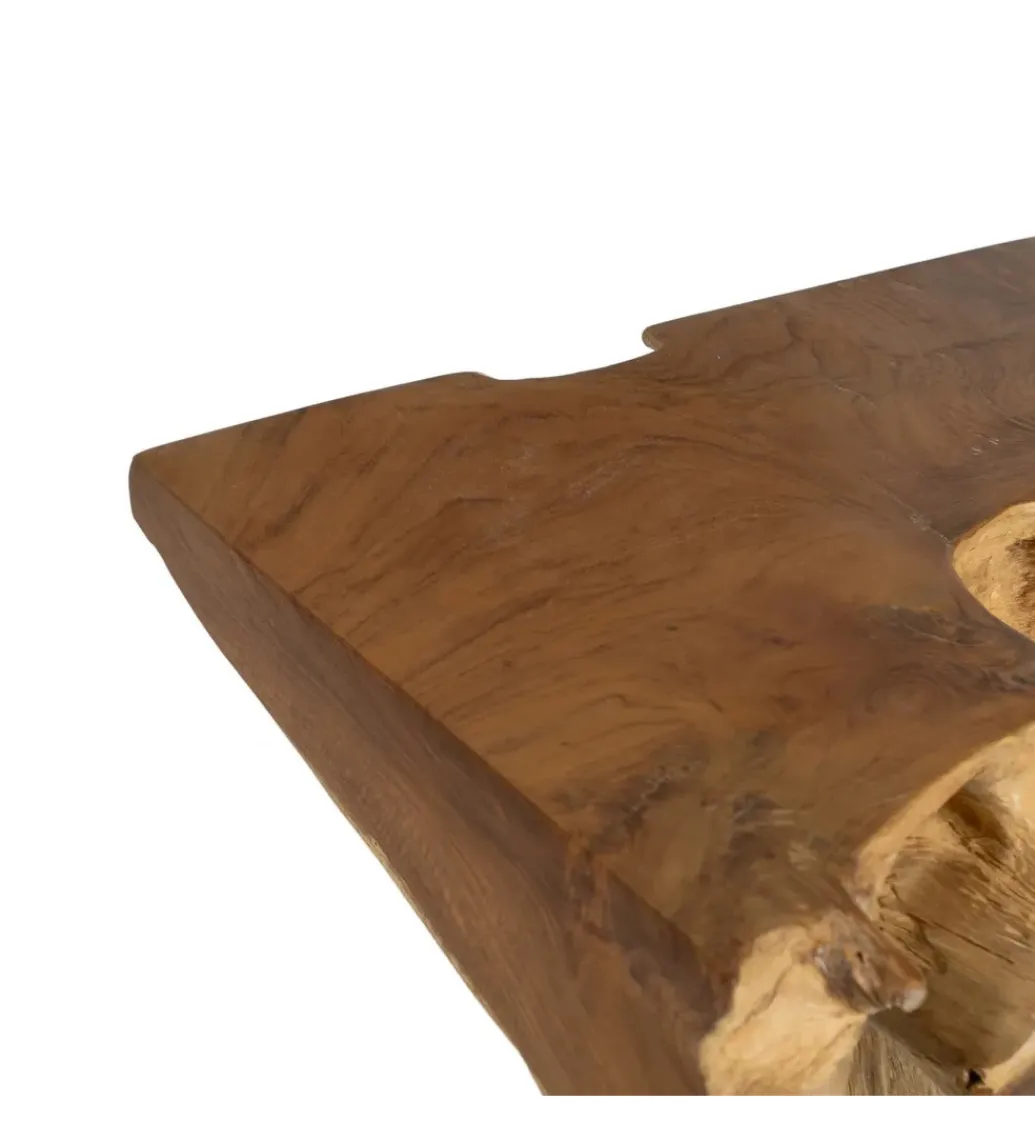 DENZO Konsola BESTARMA 80 cm drewno teak