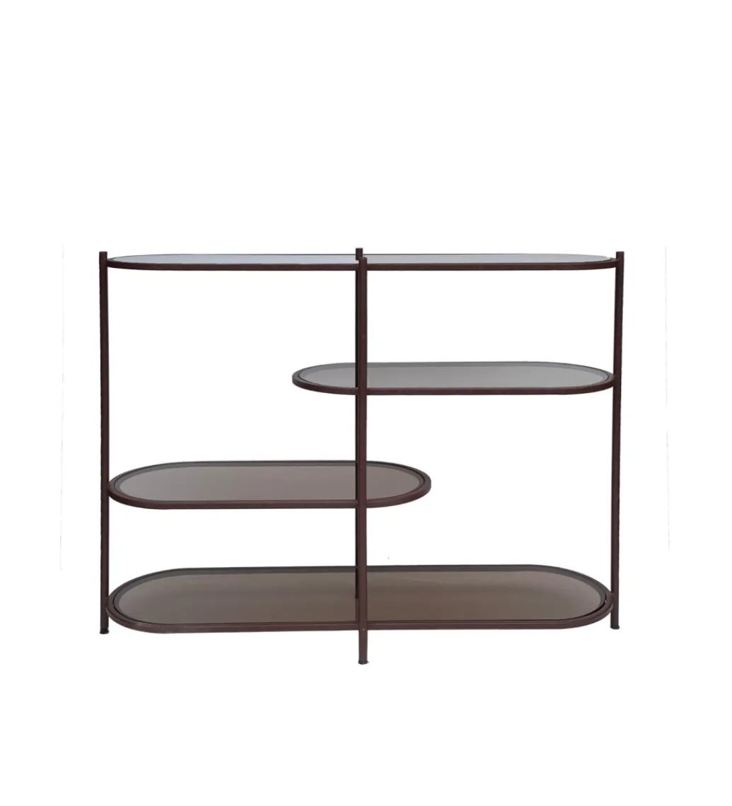 LF-Design Konsola BRIX JILL 90 cm bordowa