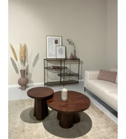 LF-Design Konsola BRIX JILL 90 cm bordowa
