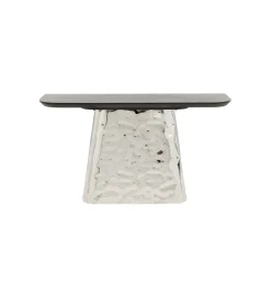 KARE Konsola CALDERA 138 cm fornir drewno jesion