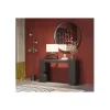 KARE Konsola Curve 120 cm w optyce jesionu czarna